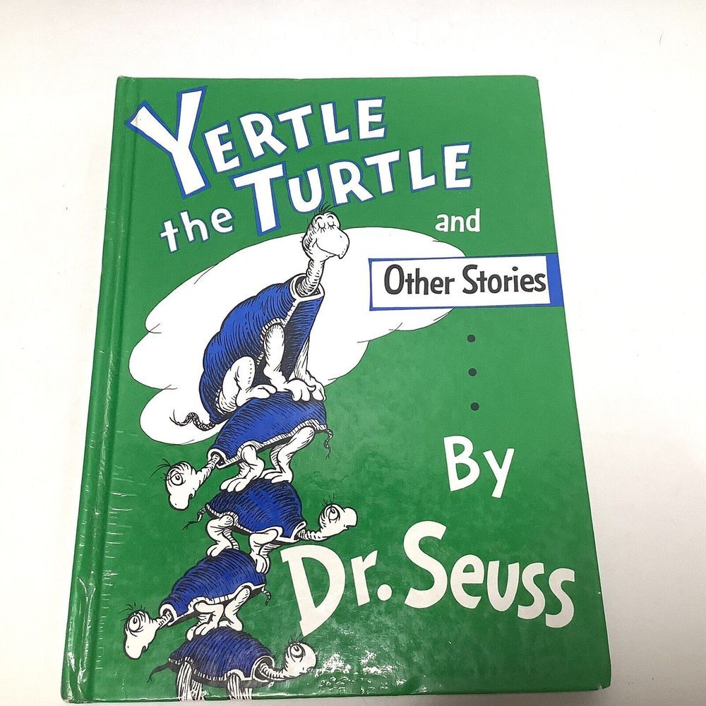 YERTLE THE TURTLE AND OTHER STORIES DR. SEUSS Children's LARGE Hardcover‎ Book